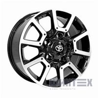 Replica Toyota TY1380TRD 8.5x20 5x150 ET55 DIA110.5 BKF
